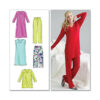 McCall's Schnittmuster M6474 - Shirt - Hose - Kleid - Tunika - Hausanzug - Hauskleid