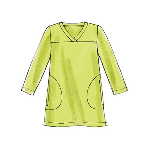 McCall's Schnittmuster M6474 - Shirt - Hose - Kleid - Tunika - Hausanzug - Hauskleid – Bild 4