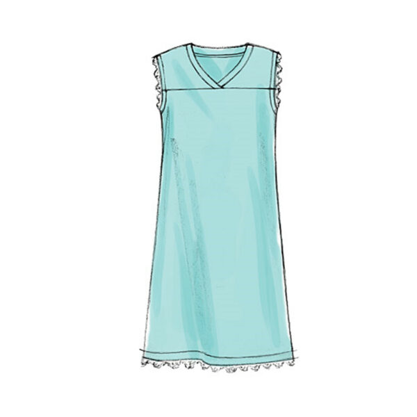 McCall's Schnittmuster M6474 - Shirt - Hose - Kleid - Tunika - Hausanzug - Hauskleid – Bild 5