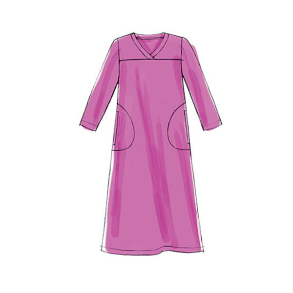 McCall's Schnittmuster M6474 - Shirt - Hose - Kleid - Tunika - Hausanzug - Hauskleid – Bild 7