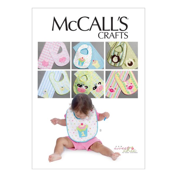 McCall's Schnittmuster M6478 - Babylätzchen und Spucktücher
