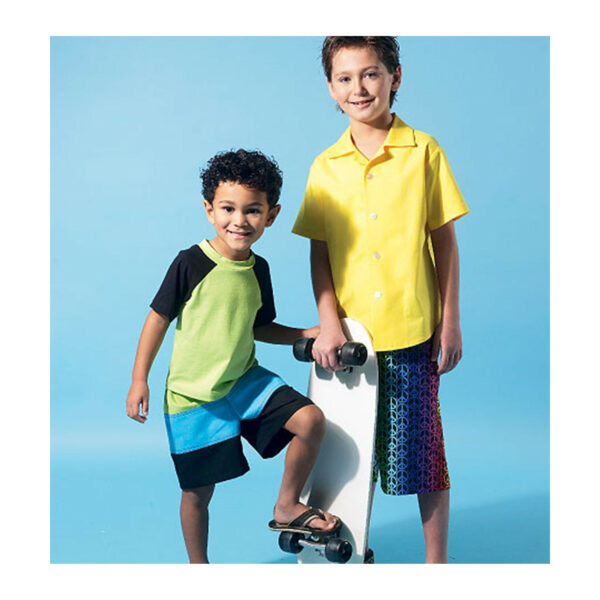 McCall's Schnittmuster M6548 - Hemd - Short - Shirt - Jungen – Bild 4