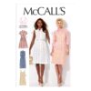 McCall's Schnittmuster M6696 - Kleid - ärmellos - Kurzarm - Top