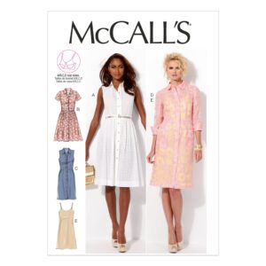 McCall's Schnittmuster M6696 - Kleid - ärmellos - Kurzarm - Top