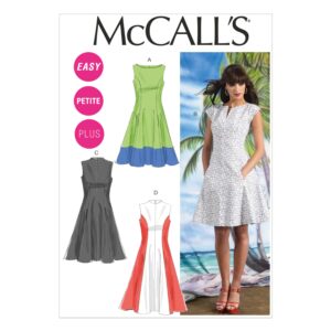McCall's Schnittmuster M6741 - Kleid - ärmellos -Teilungsnaht