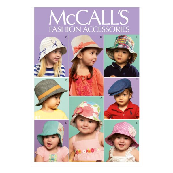 McCall's Schnittmuster M6762 - Hutparade - Hüte - Schlappi - Kinder