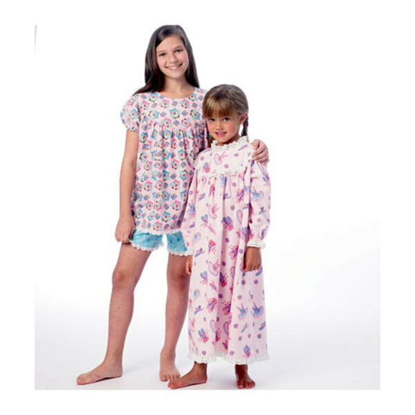 McCall's Schnittmuster M6831 - Schlafanzug - Nachthemd - Mädchen – Bild 3
