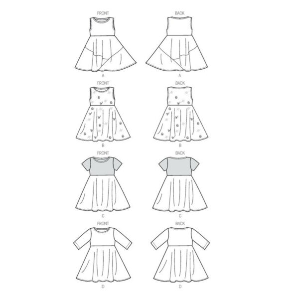 McCall's Schnittmuster M6915 - Sommerkleid mit angesetztem Rockteil – Bild 9
