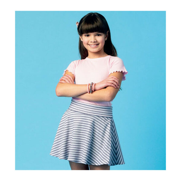 McCall's Schnittmuster M6918 - Rock - Hosenrock für Mädchen – Bild 2