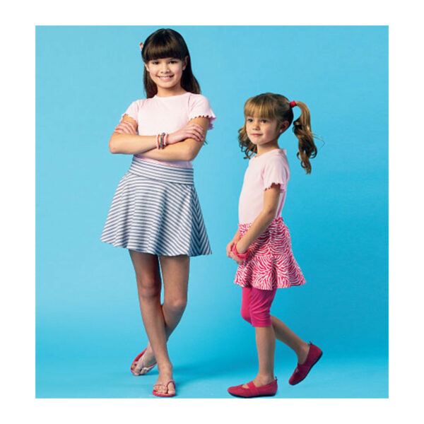 McCall's Schnittmuster M6918 - Rock - Hosenrock für Mädchen – Bild 3