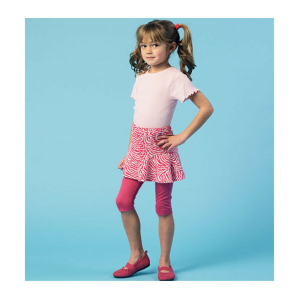McCall's Schnittmuster M6918 - Rock - Hosenrock für Mädchen – Bild 4