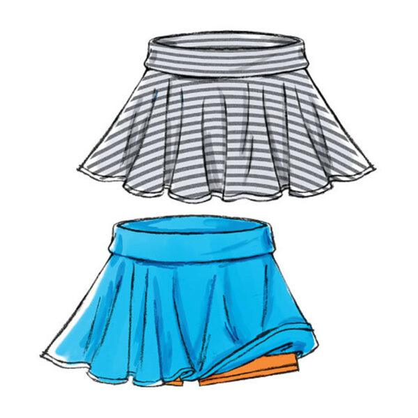 McCall's Schnittmuster M6918 - Rock - Hosenrock für Mädchen – Bild 5
