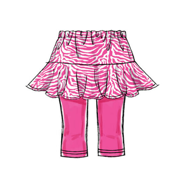 McCall's Schnittmuster M6918 - Rock - Hosenrock für Mädchen – Bild 6