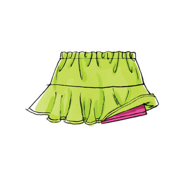McCall's Schnittmuster M6918 - Rock - Hosenrock für Mädchen – Bild 7