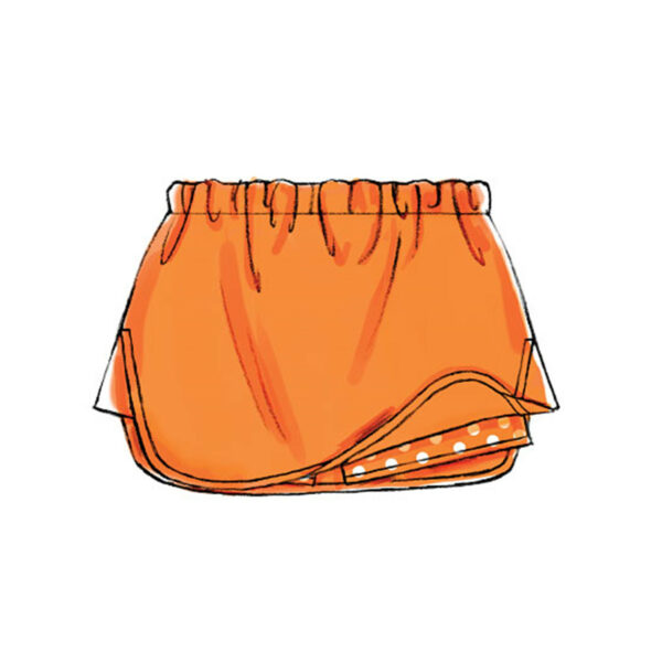 McCall's Schnittmuster M6918 - Rock - Hosenrock für Mädchen – Bild 8