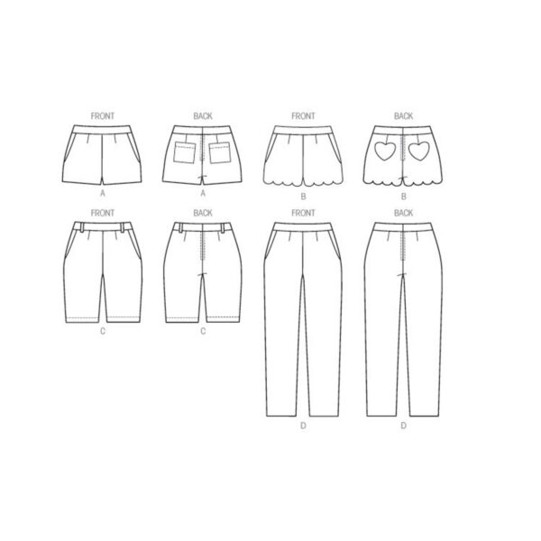 McCall's Schnittmuster M6930 - schmale Hose in 3 Längenvarianten – Bild 9