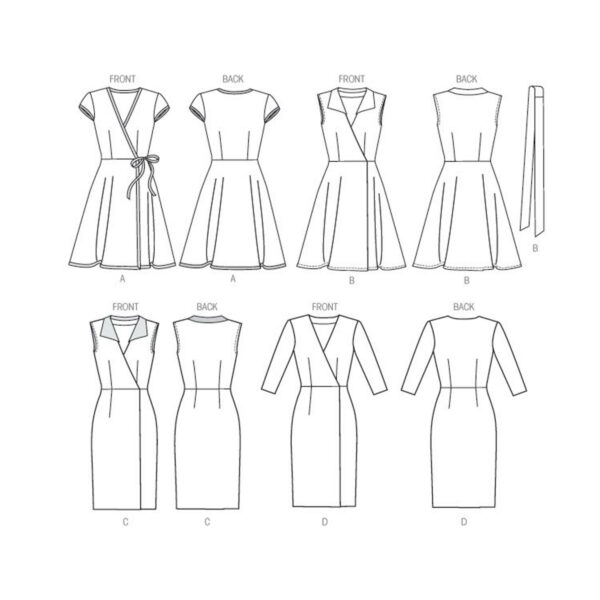 McCall's Schnittmuster M6959 - schwungvolles Sommerkleid - Wickelkleid – Bild 5