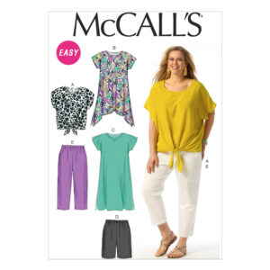 McCall's Schnittmuster M6971 - Shirt - Kleid - Hose - lässig sportlich