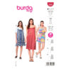 Burda Style Schnittmuster Nr. 5996 - Kleid - Hängerchen in 3 Längen