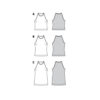 Burda Style Schnittmuster Nr. 5999 - Top - Tanktop in 3 Längen – Bild 12