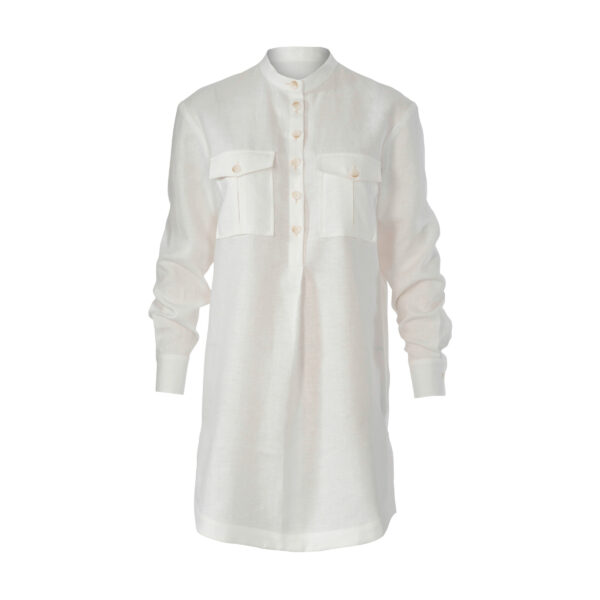 Burda Style Schnittmuster Nr. 6001 - Bluse - mit Stehkragen und Seitenschlitz – Bild 3