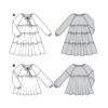 Burda Style Schnittmuster Nr. 6002 - Kleid und Bluse - luftig - Raglanärmel – Bild 9