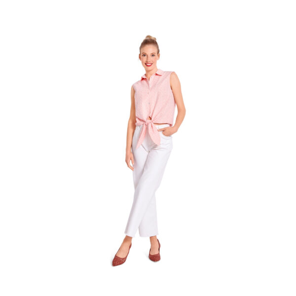 Burda Style Schnittmuster Nr. 6003 - Kleid und Bluse - geknöpft - ärmellos – Bild 5