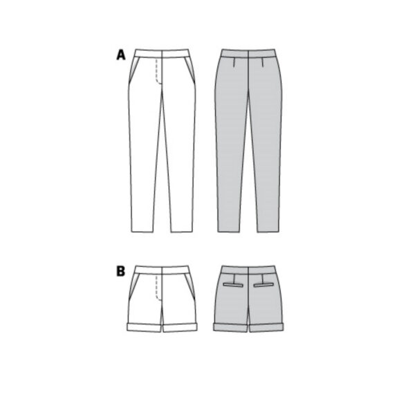 Burda Style Schnittmuster Nr. 6005 - Hose - kurz oder lang – Bild 9