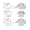 Burda Style Schnittmuster Nr. 6006 - Jacke - Stehkragen - aufgesetzte Taschen – Bild 10