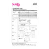 Burda Style Schnittmuster Nr. 6007 - Kleid - V-Ausschnitt - Verschlusslos – Bild 9