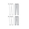 Burda Style Schnittmuster Nr. 6011 - Leggings - 2 Varianten – Bild 9