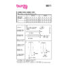 Burda Style Schnittmuster Nr. 6011 - Leggings - 2 Varianten – Bild 8