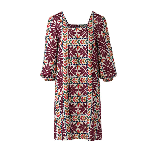 Burda Style Schnittmuster Nr. 6014 - Kleid - Bindebänder - Karree-Ausschnitt – Bild 8