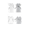 Burda Style Schnittmuster Nr. 6014 - Kleid - Bindebänder - Karree-Ausschnitt – Bild 11