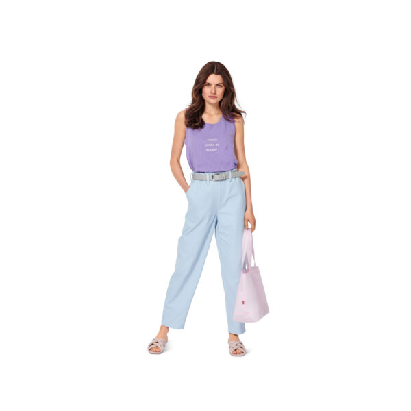 Burda Style Schnittmuster Nr. 6015 - Hose - Shorts - mit Gummizug und Taschen – Bild 2