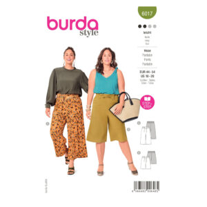 Burda Style Schnittmuster Nr. 6017 - Hose und Shorts - Sommerhosen