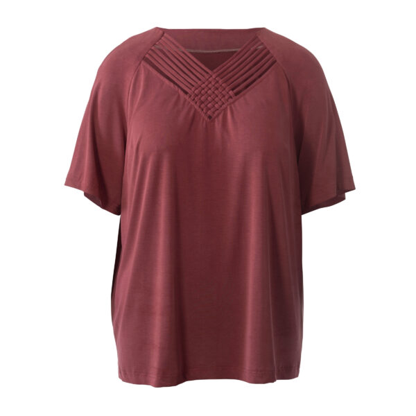 Burda Style Schnittmuster Nr. 6018 - Kleid und Shirt - V-Ausschnitt – Bild 8