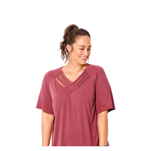 Burda Style Schnittmuster Nr. 6018 - Kleid und Shirt - V-Ausschnitt – Bild 7