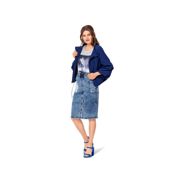 Burda Style Schnittmuster Nr. 6022 - Jacke - Ballonform - Kordeldurchzug – Bild 6