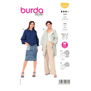 Burda Style Schnittmuster Nr. 6022 - Jacke - Ballonform - Kordeldurchzug