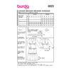 Burda Style Schnittmuster Nr. 6023 - Kleid und Bluse - V-Ausschnitt - Stufen – Bild 8