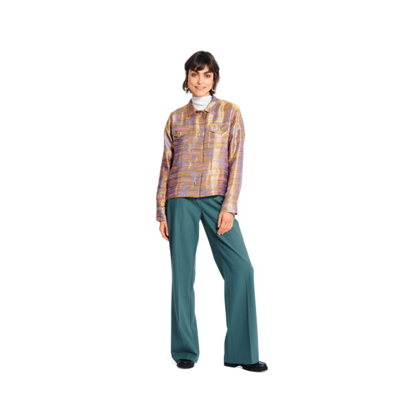 Burda Style Schnittmuster Nr. 6024 - Jacke - aufgesetzte Taschen - 3 Varianten – Bild 2
