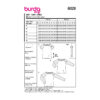 Burda Style Schnittmuster Nr. 6028 - Shirt - T-Shirt - Longsleeve - Raglanärmel – Bild 8
