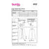 Burda Style Schnittmuster Nr. 6032 - Hose - Culottes - 2 Modelle – Bild 8