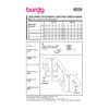 Burda Style Schnittmuster Nr. 6034 - Jacke und Mantel - kragenlos – Bild 10
