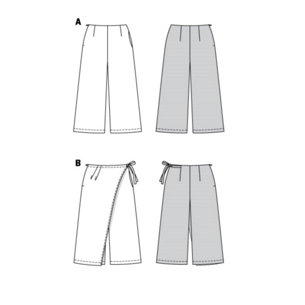 Burda Style Schnittmuster Nr. 6035 - Hose - Culotte oder Hosenrock – Bild 9