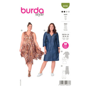 Burda Style Schnittmuster Nr. 6036 - Kleid - feminin oder sportiv
