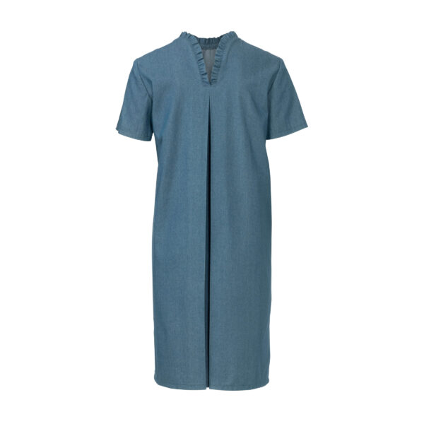 Burda Style Schnittmuster Nr. 6039 - Kleid u. Bluse - Halsrüsche – Bild 5
