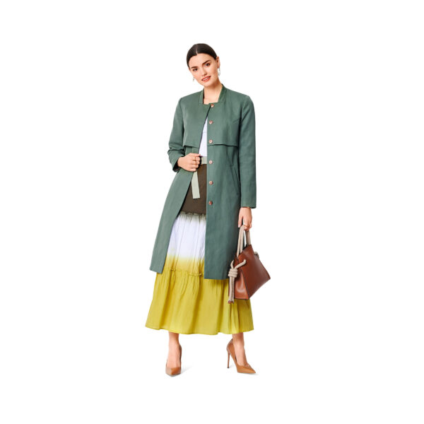 Burda Style Schnittmuster Nr. 6041 - Jacke und Mantel - Stehkragen – Bild 2