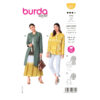 Burda Style Schnittmuster Nr. 6041 - Jacke und Mantel - Stehkragen